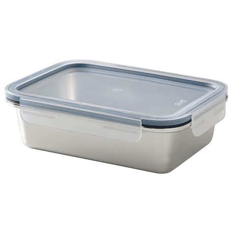 ikea stainless steel box|ikea 365 food storage containers.